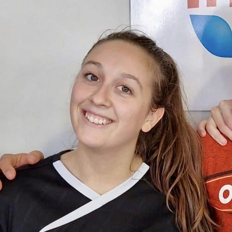 Léa Escoffres, membre du Badminton Briviste