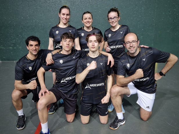 L'équipe Brive 1 - Badminton Briviste